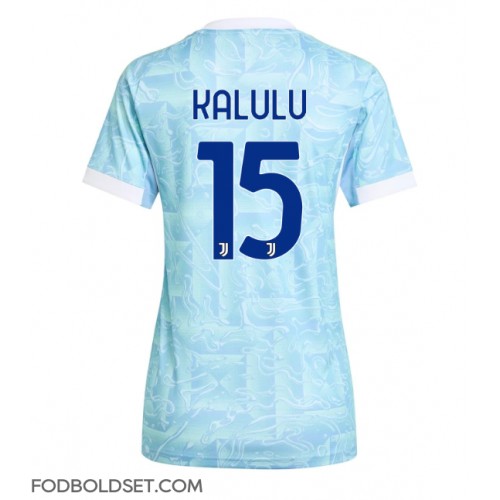 Juventus Pierre Kalulu #15 Udebanetrøje Dame 2025-26 Kortærmet